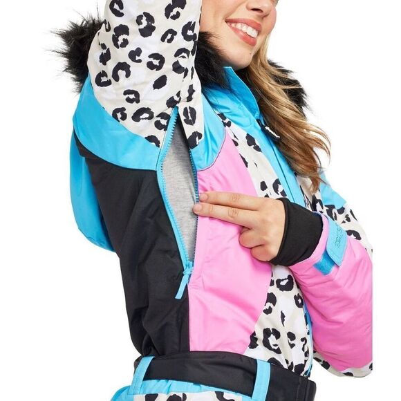 TIPSY ELVES NWT Women’s Snow Leopard SNOWSUIT Waterproof Athletic XS - Picture 6 of 9